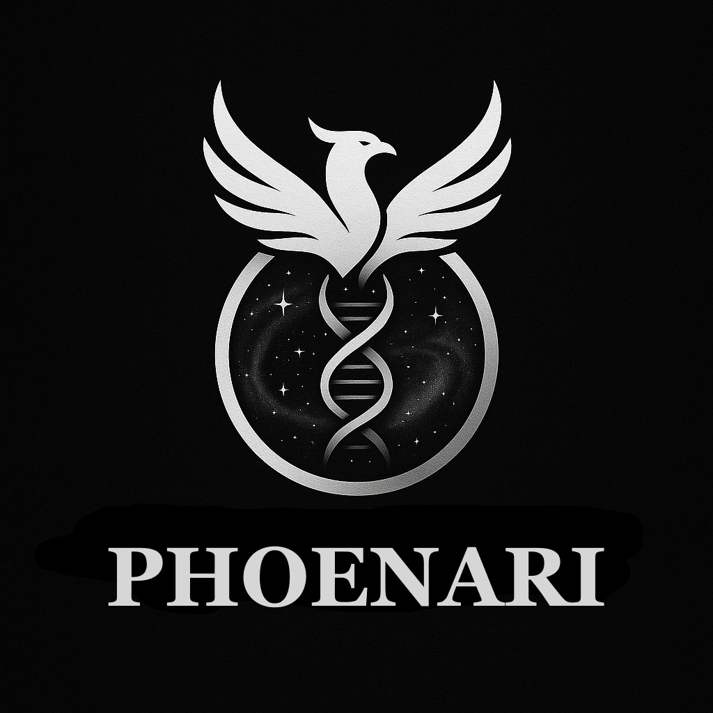 Phoenari – Phoenix DNA Logo für das Metaverse Spiel